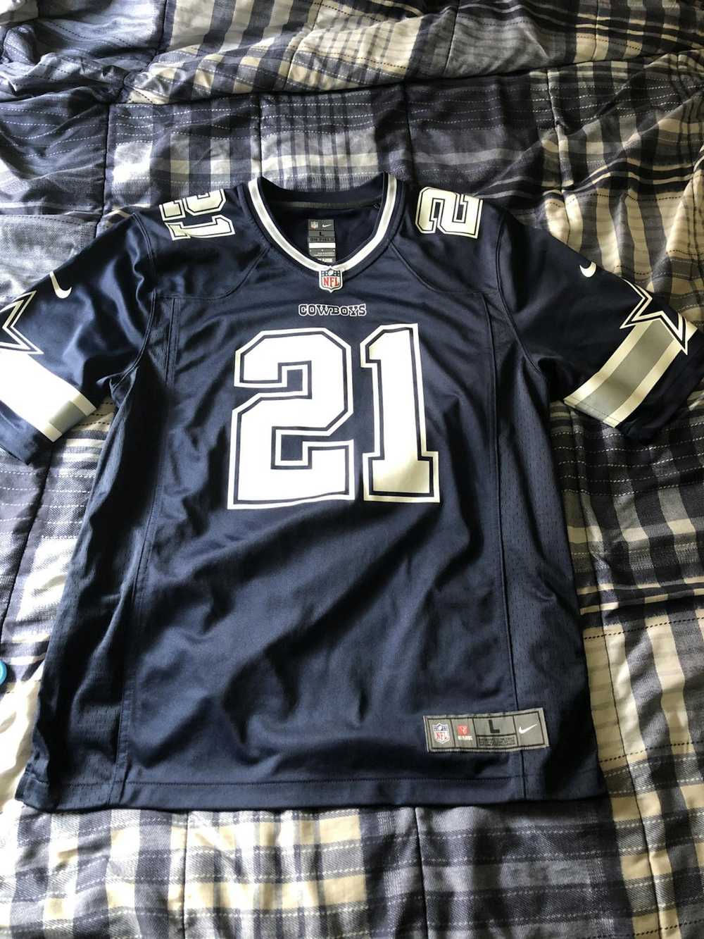 Nike Dallas Cowboys Ezekiel Elliot Jersey Shirt N… - image 1