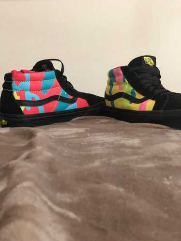 Vans neon camo mid vans