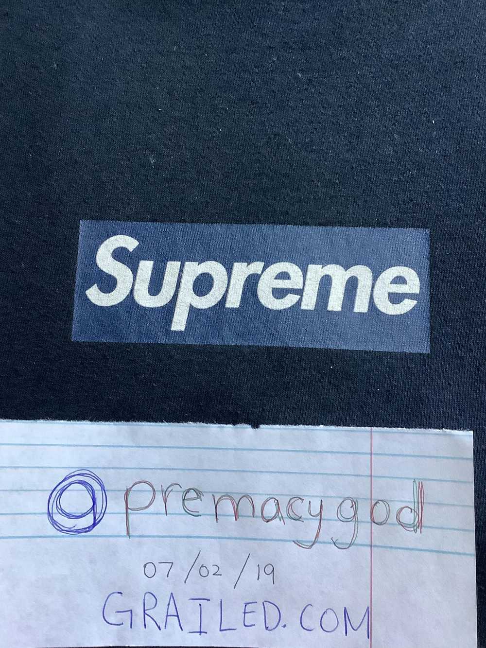 Supreme Supreme Yankees Box Logo Tee Navy FW15 - image 2