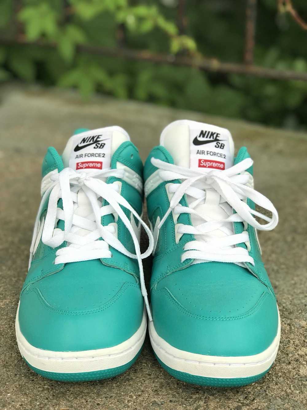 Nike × Supreme Nike Supreme Air Force 2 Low Blue - Gem