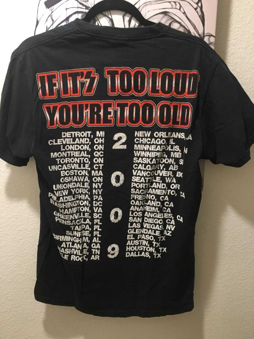 Vintage Kiss Concert Tour Shirt - image 2