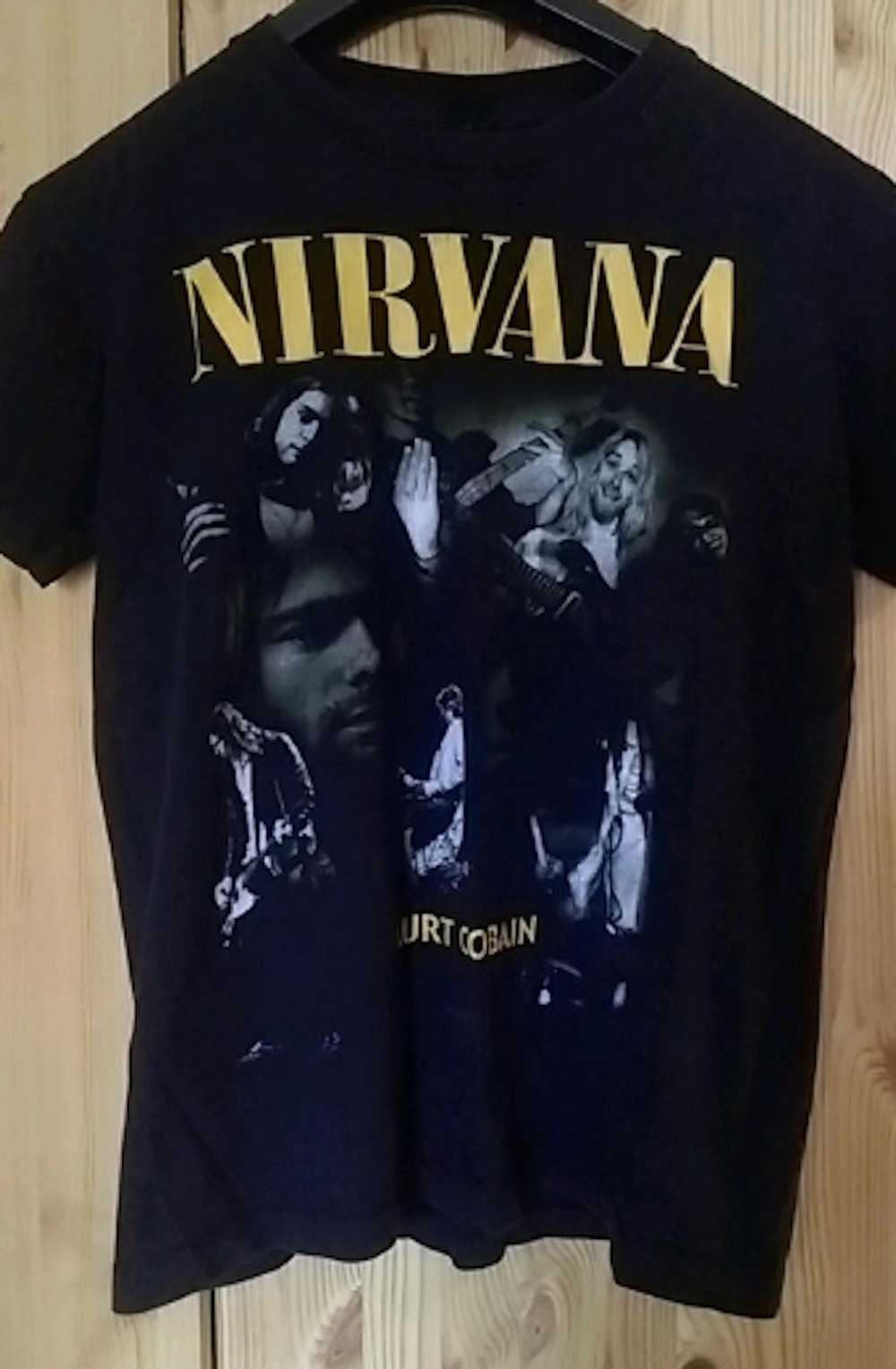 Vintage VTG Nirvana Kurt Cobain Shirt Tee - image 1