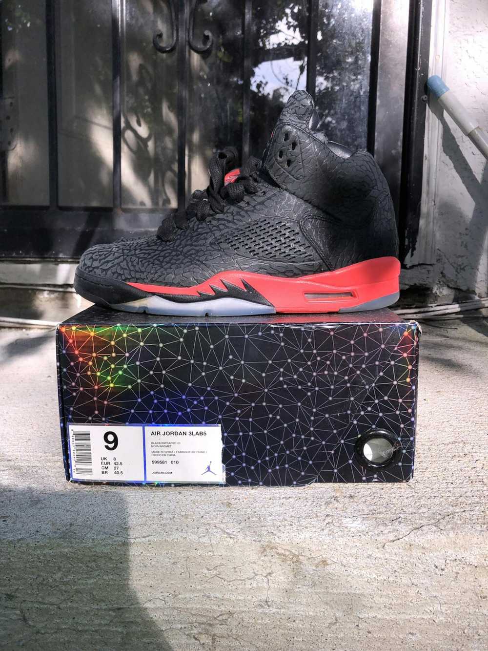 Jordan Brand Air Jordan 3Lab5 Black and Infrared - image 1