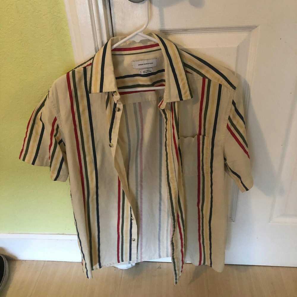 Urban Outfitters UP stripe button shirt - image 1