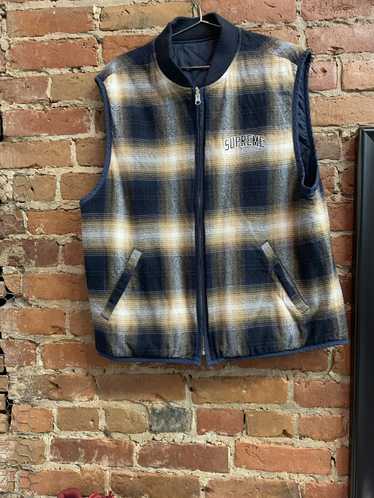 Supreme Reversible flannel vest - image 1