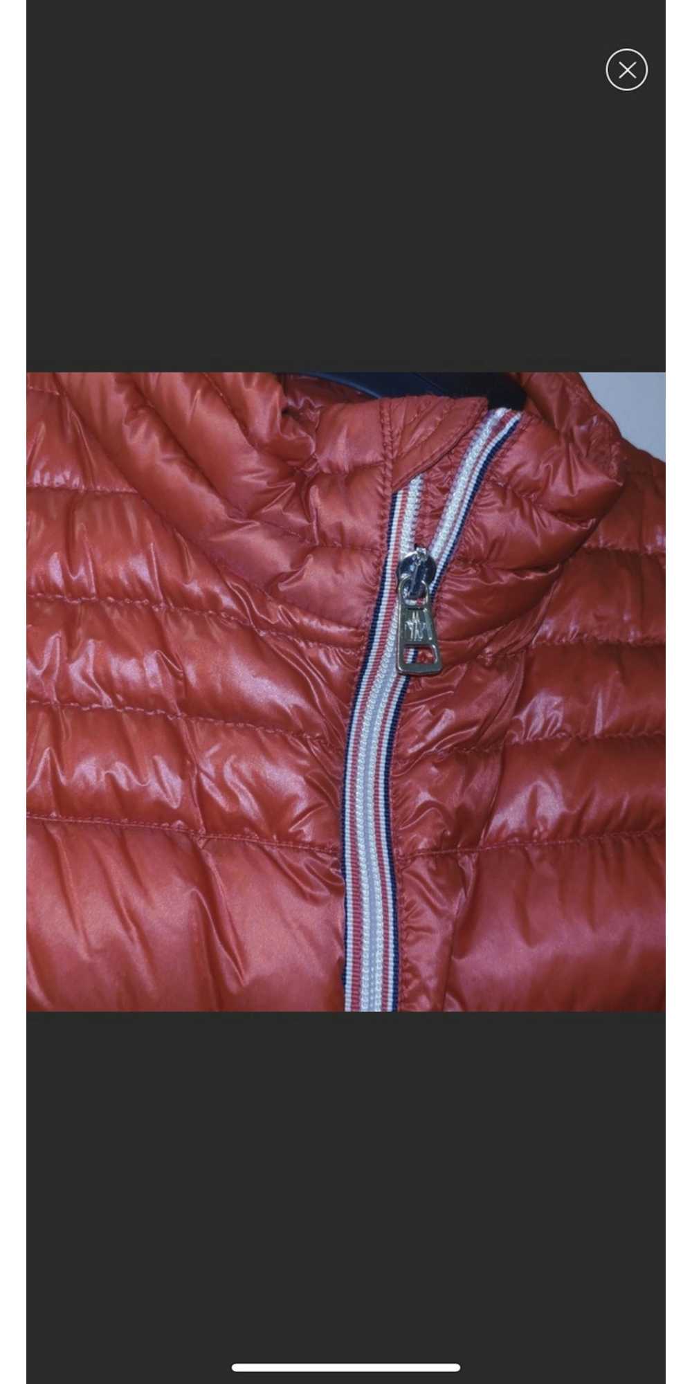 Moncler Red Moncler Jacket - image 1