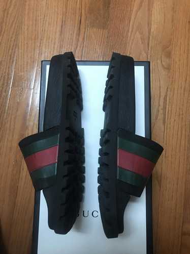 Gucci Gucci web slide sandals slides