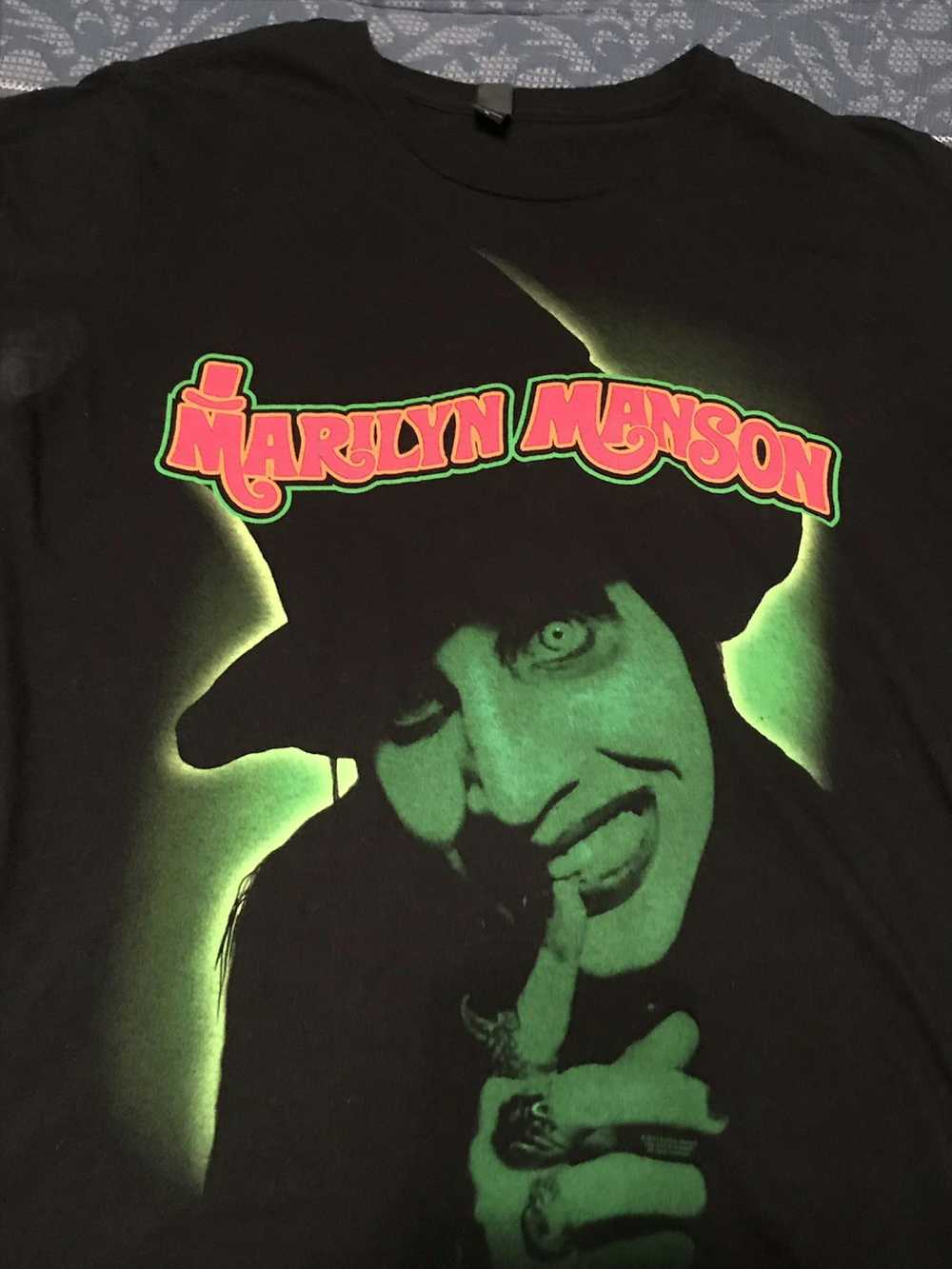 Band Tees × Marilyn Manson × Vintage Vintage 1995… - image 2