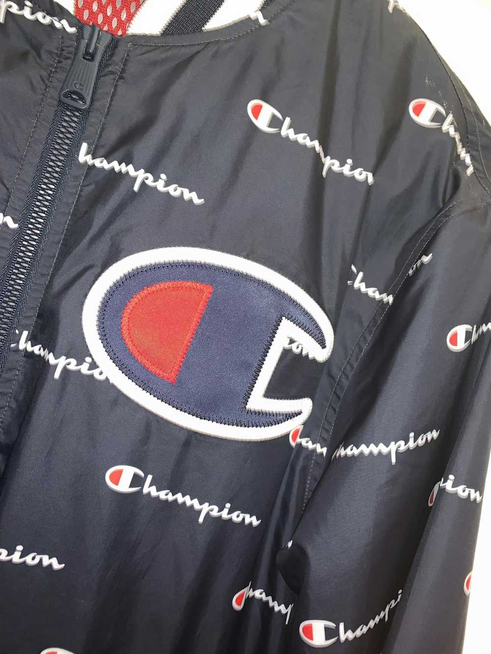 Champion Navy Blue Varsity Champion Jacket - image 3