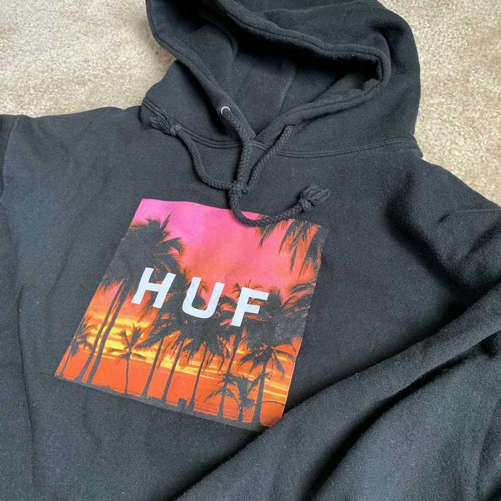Huf Vintage HUF black hoodie - image 2