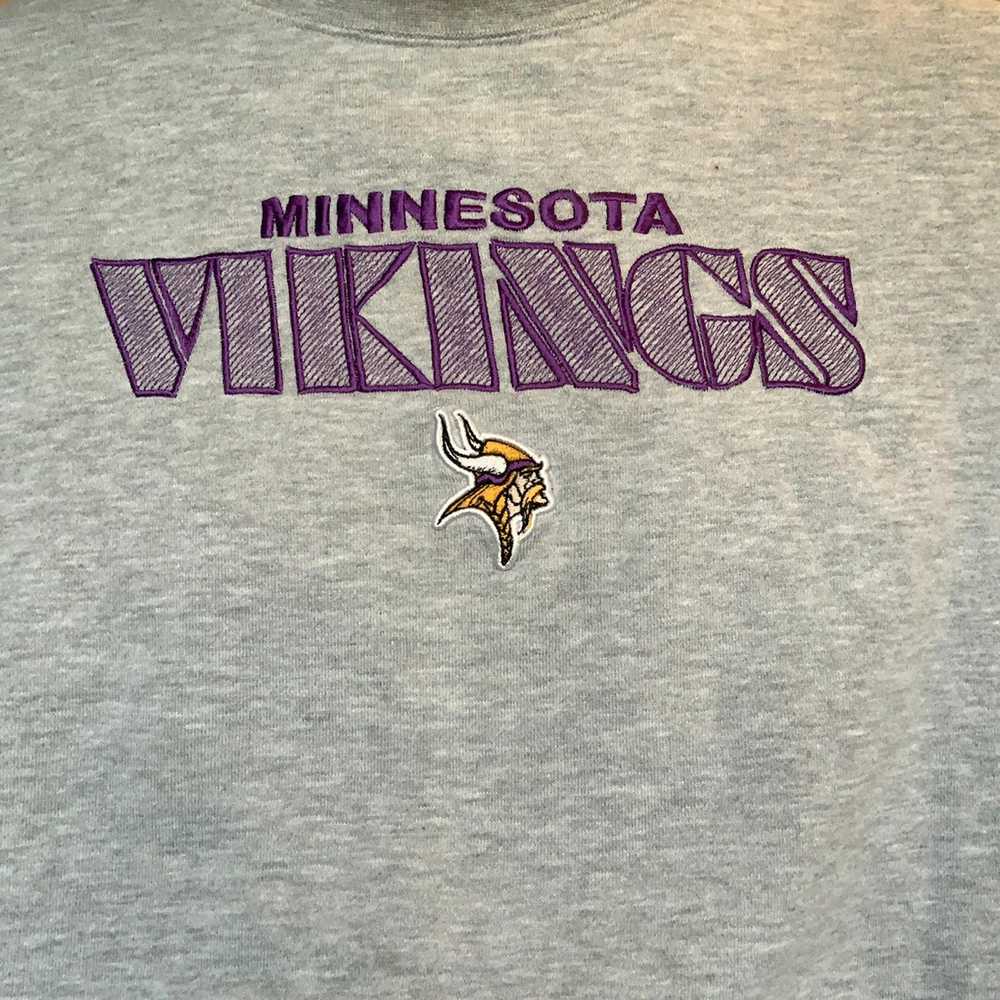 Majestic Vintage Minnesota Vikings Crewneck - image 3