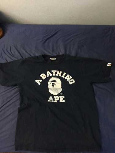 Bape Bape A Bathing Ape T Shirt (Dark Blue)