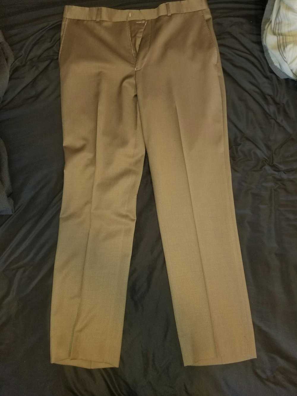 Kenneth Cole Beige Wool Trousers - image 1