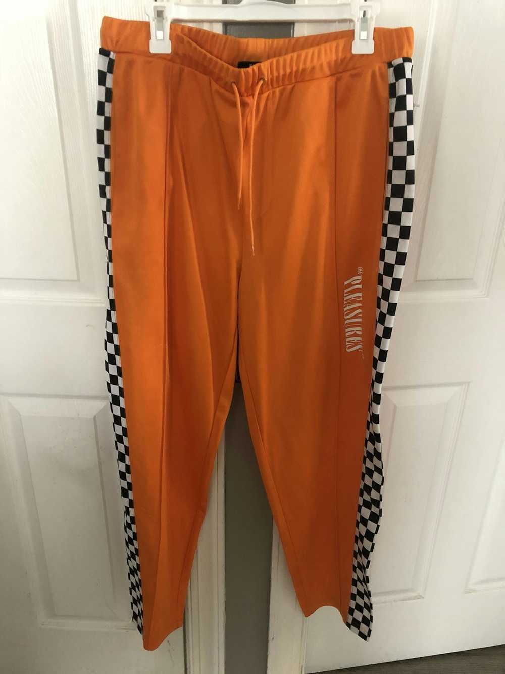 Pleasures Pleasures checkered Track pants - image 5