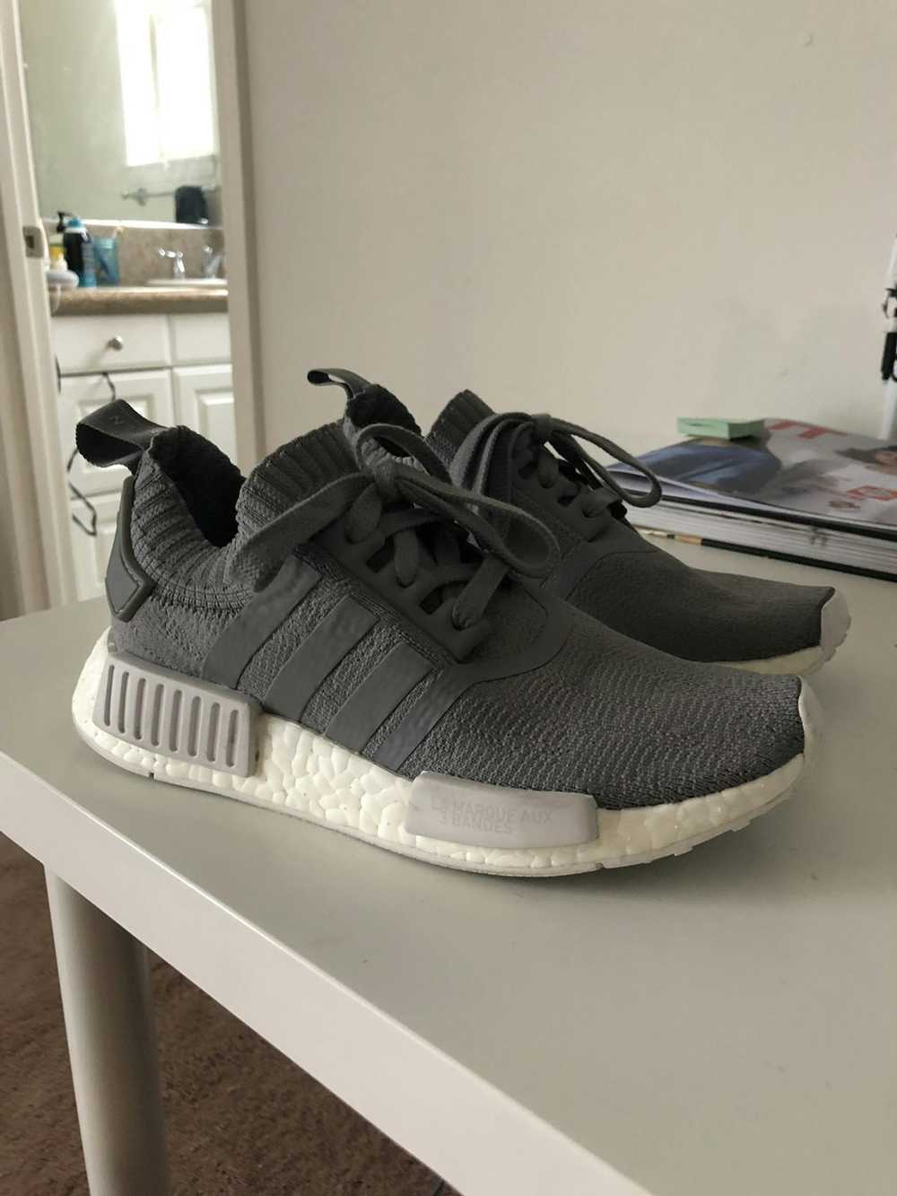 Adidas NMD gray women’s size 5 - image 2