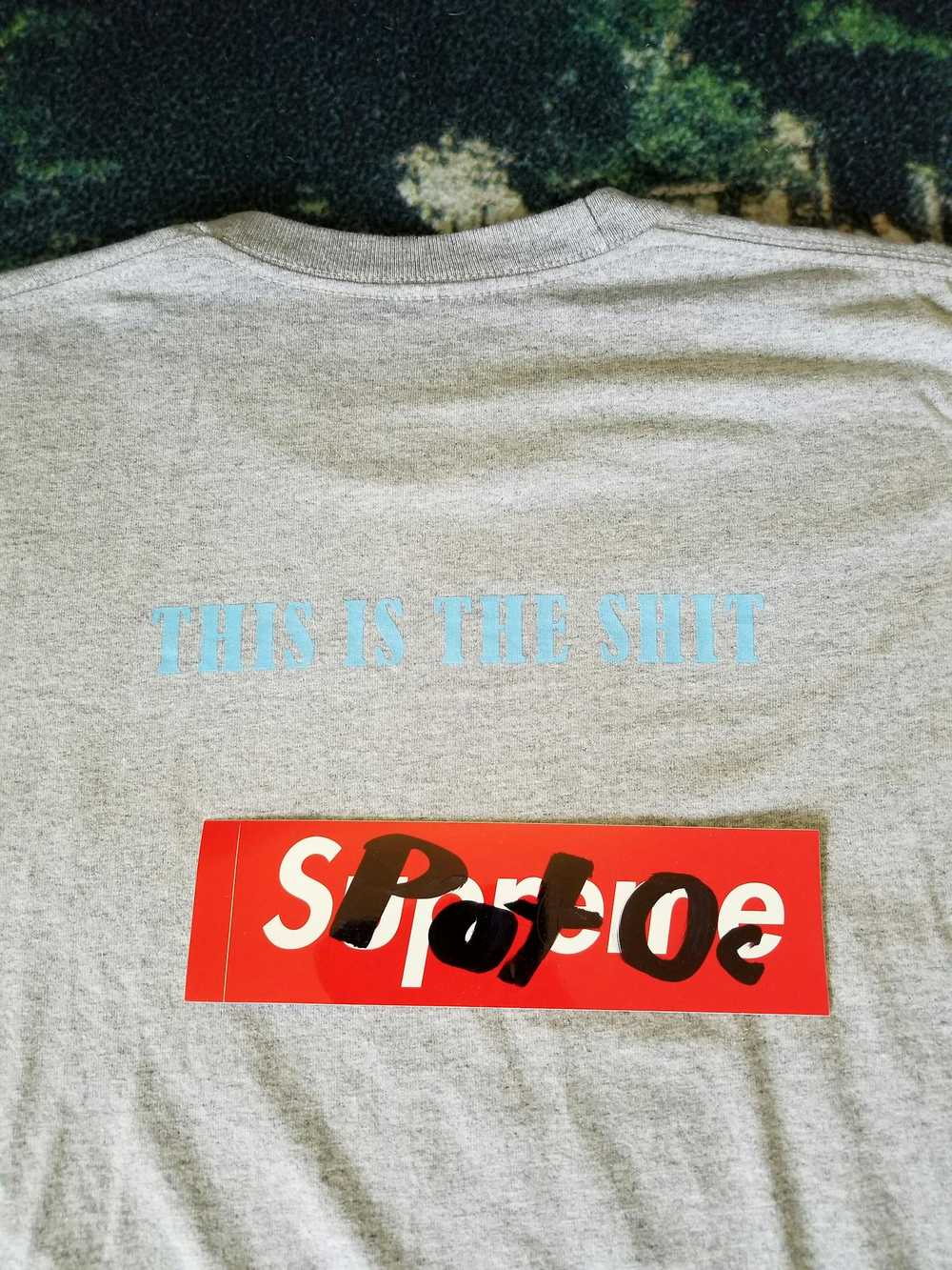 Supreme Supreme This Is The Shit Tee Grey - image 2