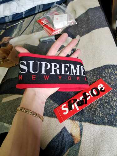 Supreme 2016 Supreme Fleece Headband Red - image 1