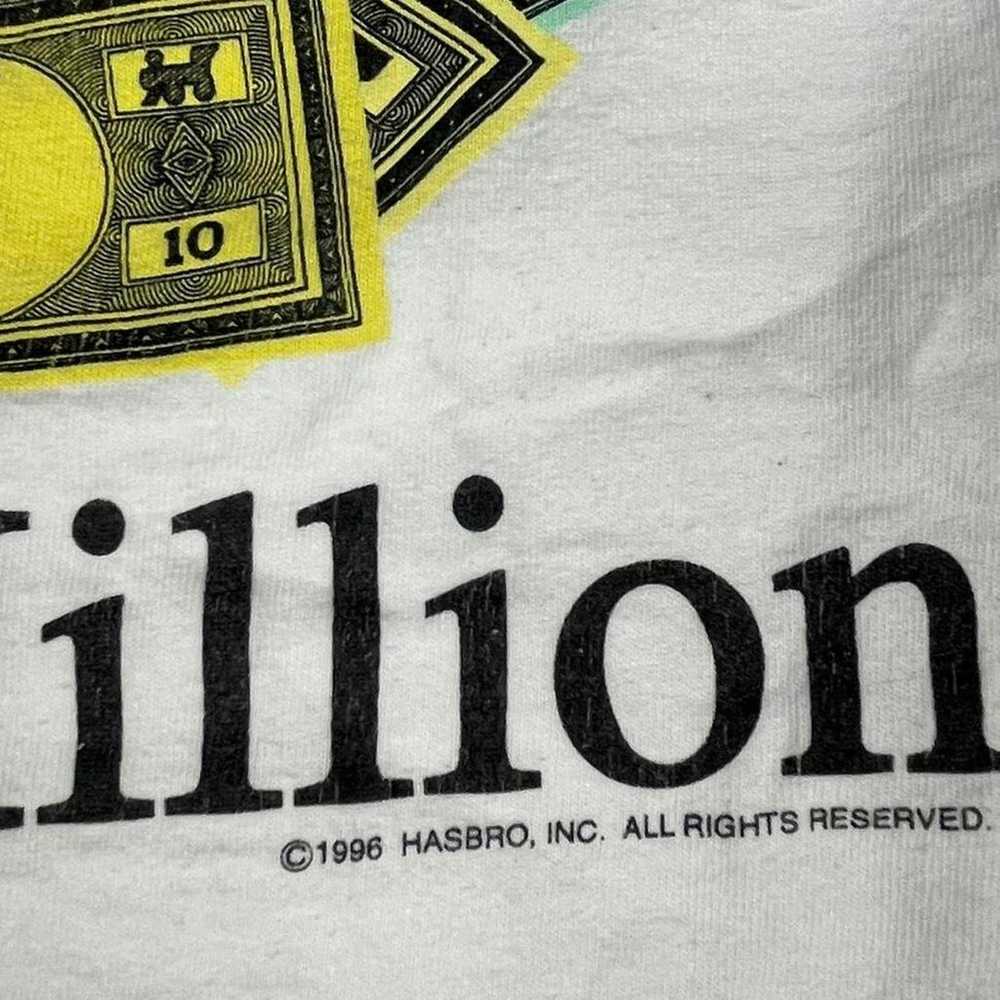 Vintage 90s monopoly first million dollar t-shirt… - image 4