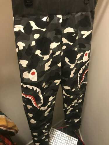 Bape BAPE City Camo Side Shark Slim Sweat Pants Bl