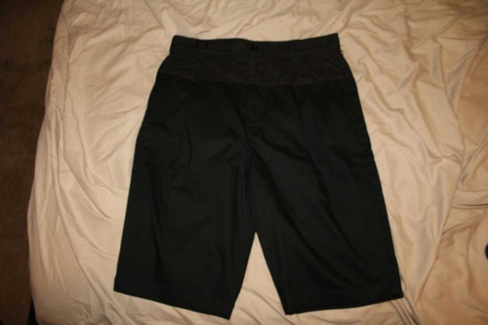 Helmut Lang Pleated Combo Shorts - image 2