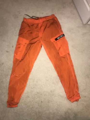 M+Rc Noir mrc noir orange cargo trackpants