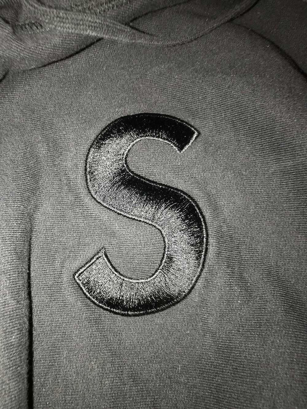 Supreme Supreme Tonal S Logo Hoodie Black Size XL - image 4