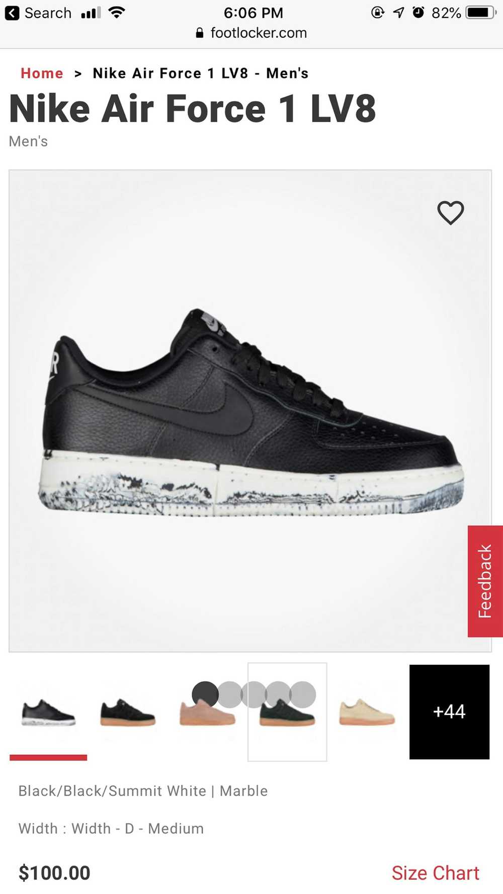 Nike Air Force One LV8 BLACK MARBLE - image 6