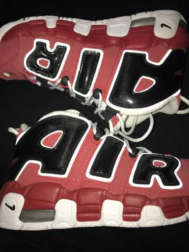Nike Black and Red uptempos - image 1