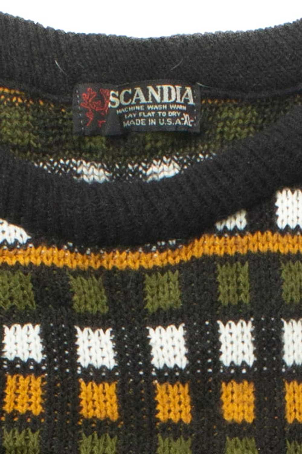 Vintage Scandia 80s Sweater 4377 - image 3