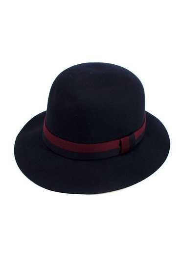 Managed by hewi Lock & Co London Navy Felt Hat wi… - image 1
