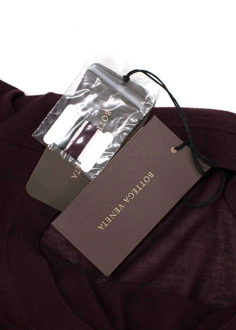 Managed by hewi Bottega Veneta Burgundy Cashmere … - image 6