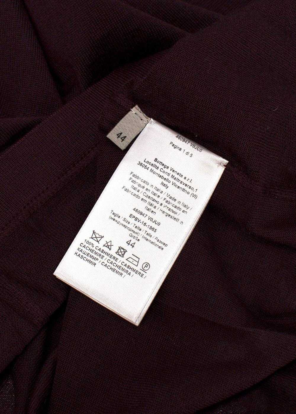 Managed by hewi Bottega Veneta Burgundy Cashmere … - image 7