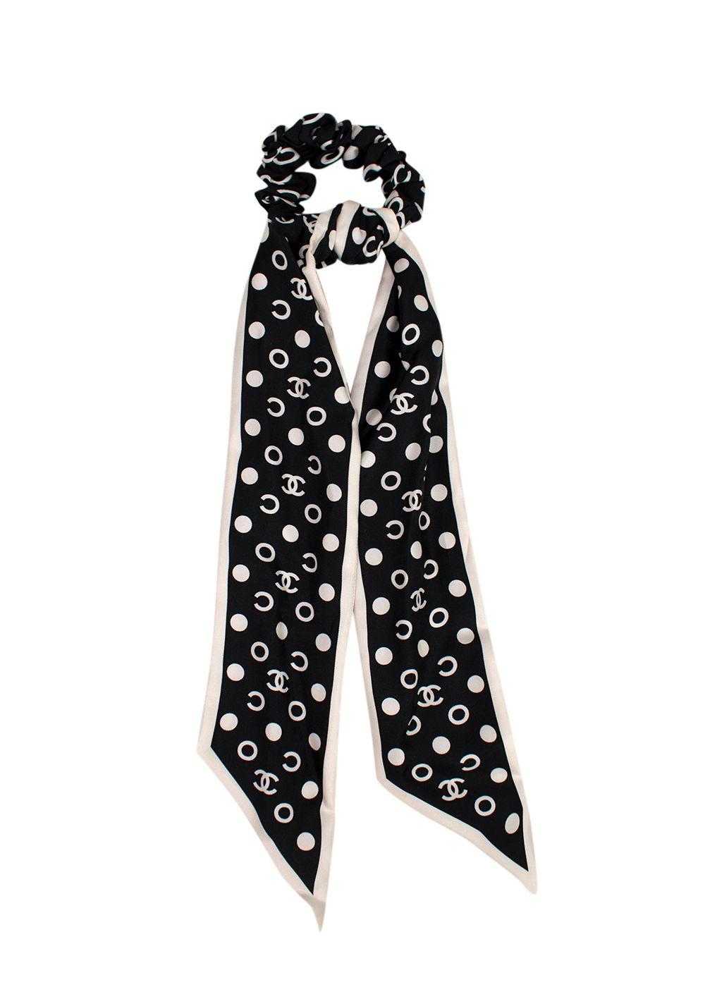 Managed by hewi Chanel Silk CC Twilly Polka Dot H… - image 1