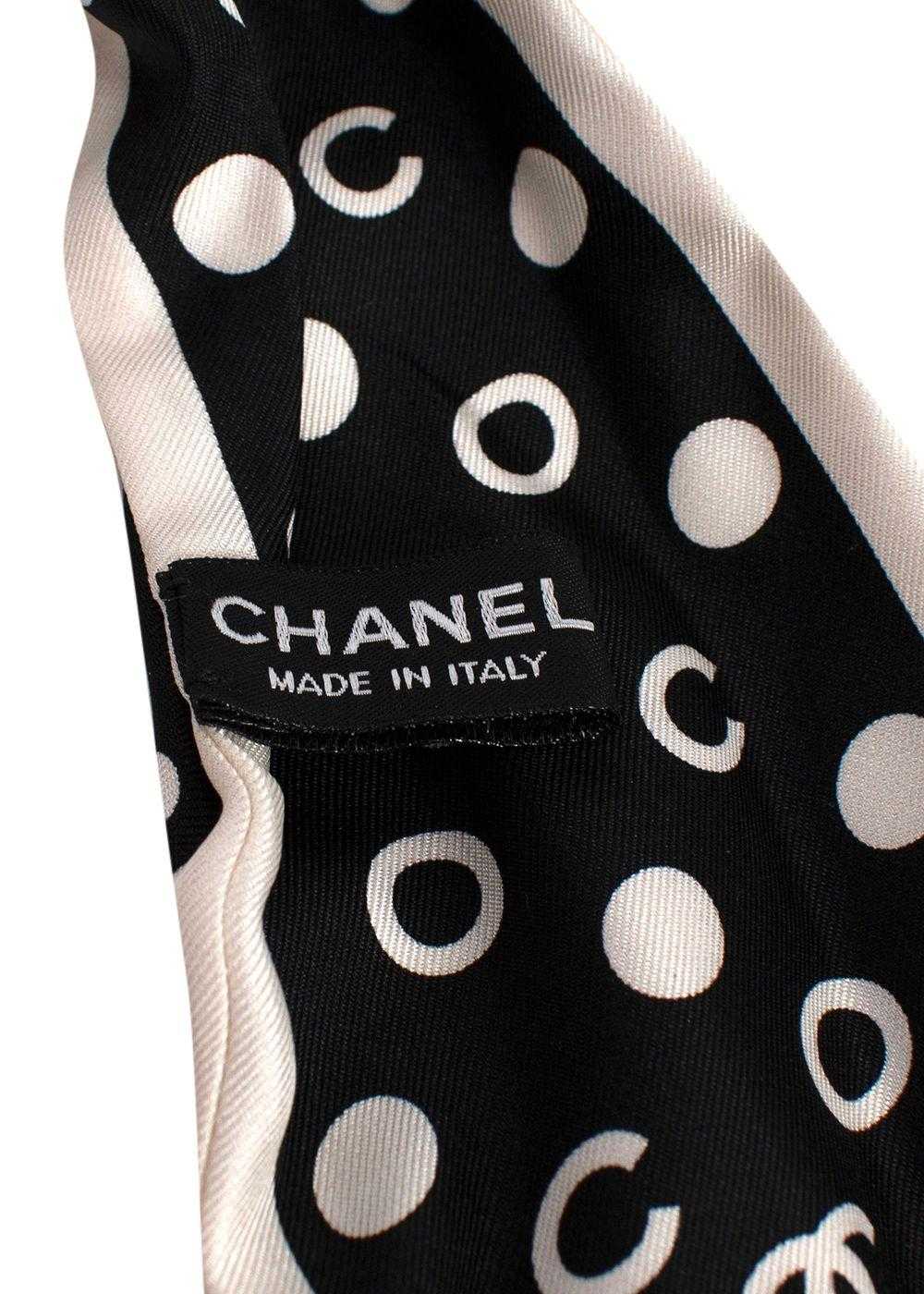 Managed by hewi Chanel Silk CC Twilly Polka Dot H… - image 7