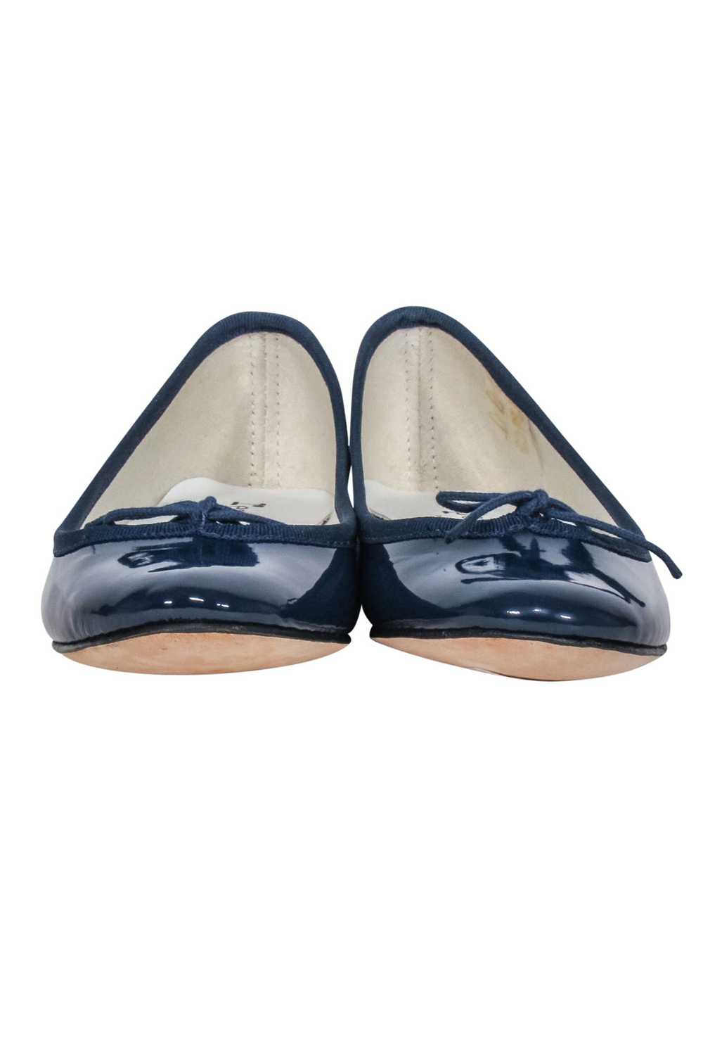 Repetto - Navy Patent Leather "Cendrillon" Ballet… - image 2