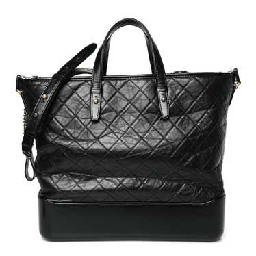 CHANEL Aged Calfskin Quilted Large Gabrielle Shop… - image 1