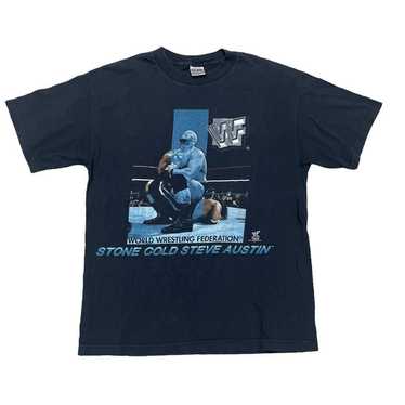 Stone Cold Steve Austin Bret Hart L T Shirt WWF 1… - image 1