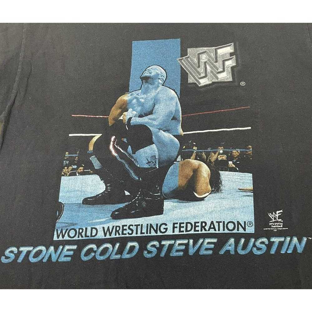 Stone Cold Steve Austin Bret Hart L T Shirt WWF 1… - image 2