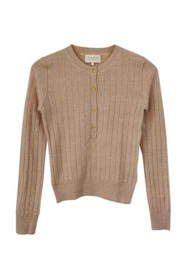 Linen and cashmere sweater - Eric Bompard pale pin