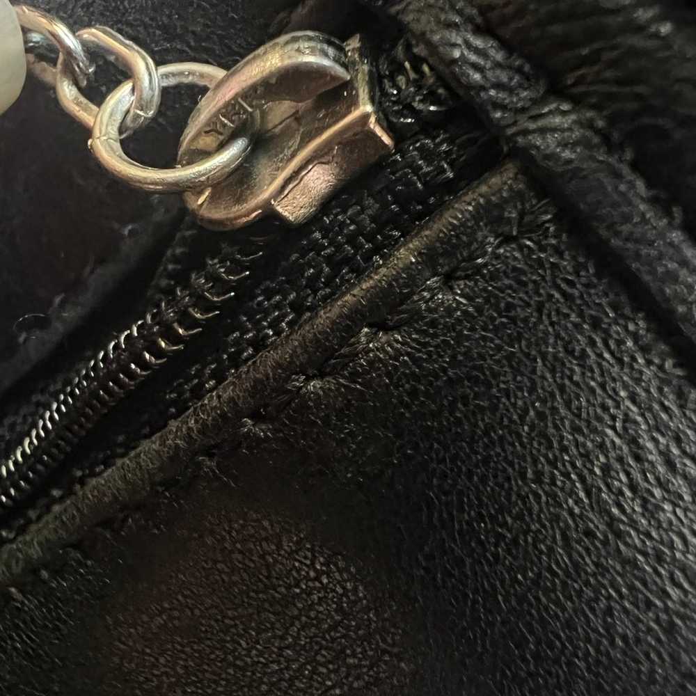 Vintage leather and suede coach satchel from 90s - image 4