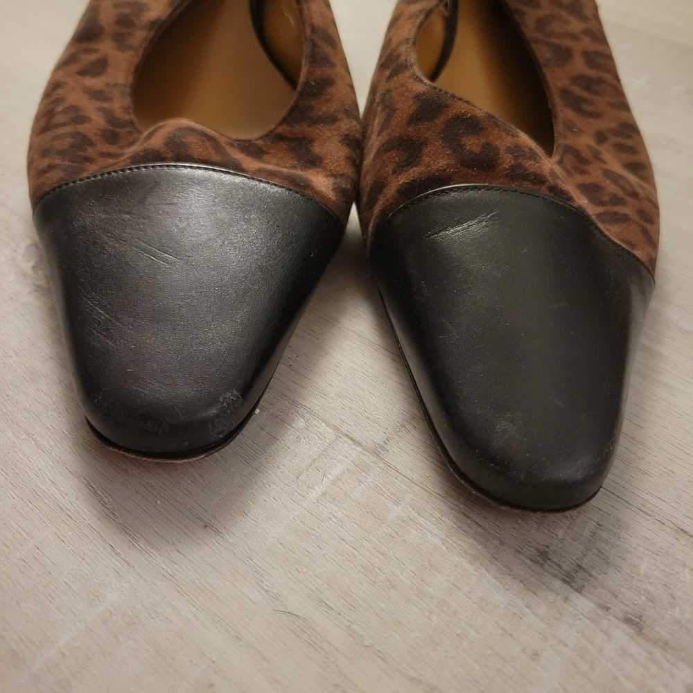 Salvatore Ferragamo Cheetah Print Slingback Pumps - image 3