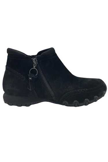Skechers Relaxed Fit Suede Ankle Boots Zappiest Bl