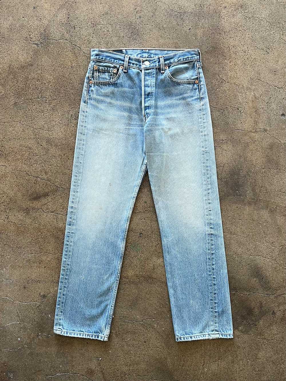 2000s Levi's 501 Jeans Faded 29" x 29" - image 1
