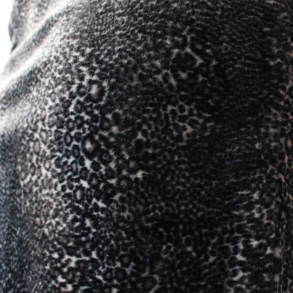 90s Fuzzy Leopard Skirt - W28 - image 7