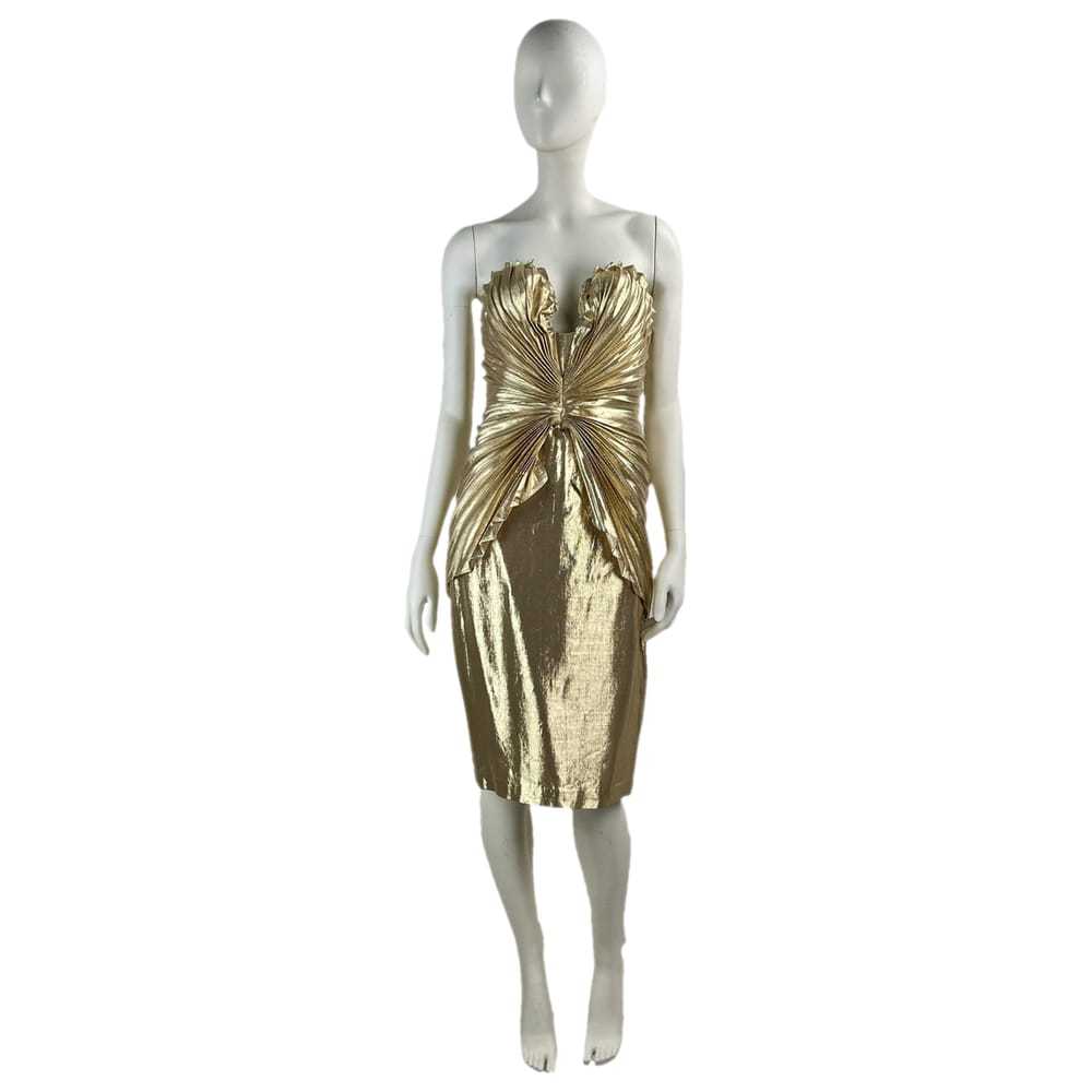 Thierry Mugler Silk mid-length dress - image 1