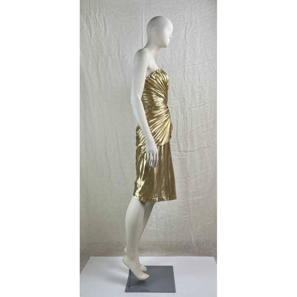 Thierry Mugler Silk mid-length dress - image 4