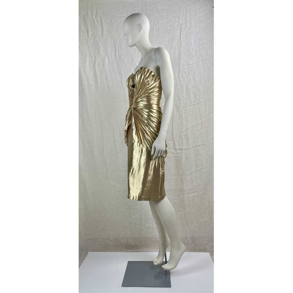 Thierry Mugler Silk mid-length dress - image 7