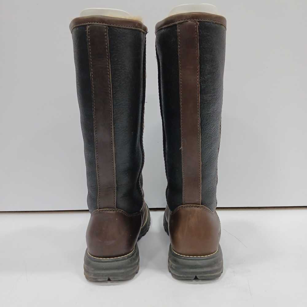 UGG Brooks Tall Black And Brown Men's Boots Size 7 - image 4