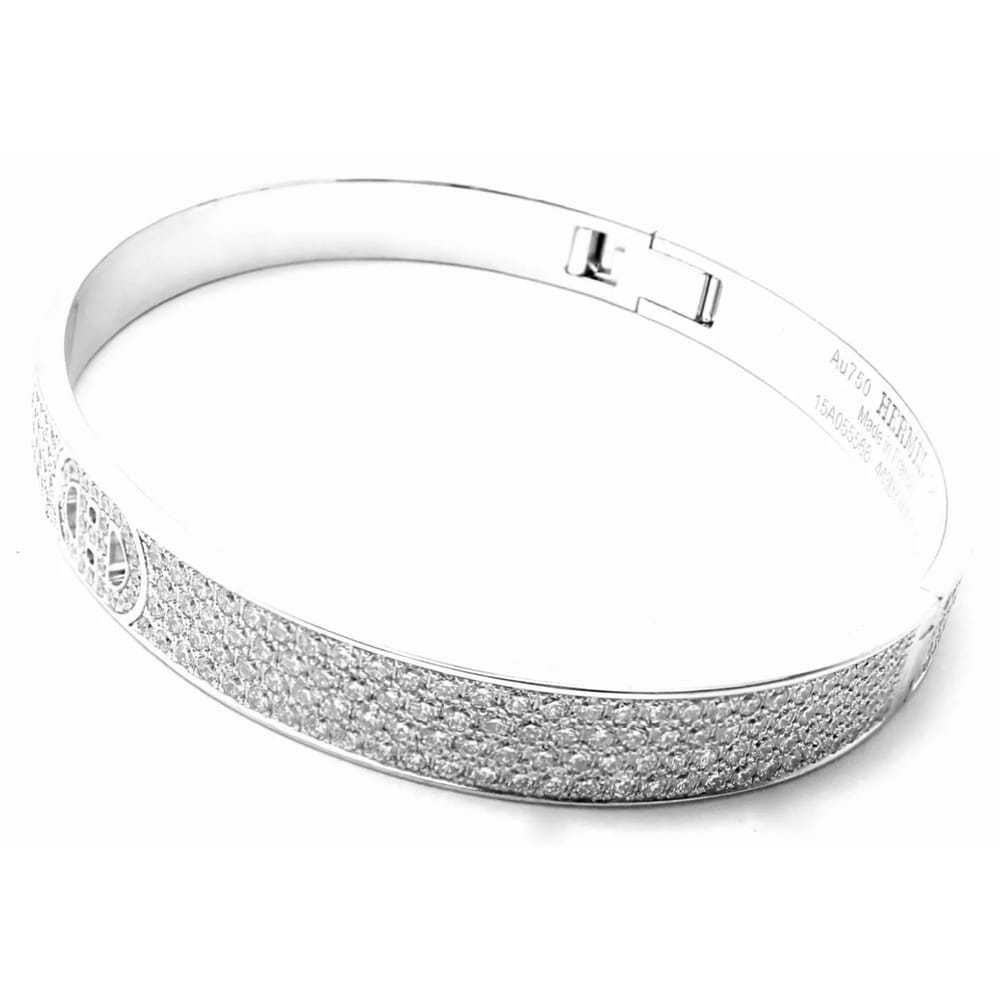 Hermès White gold bracelet - image 2