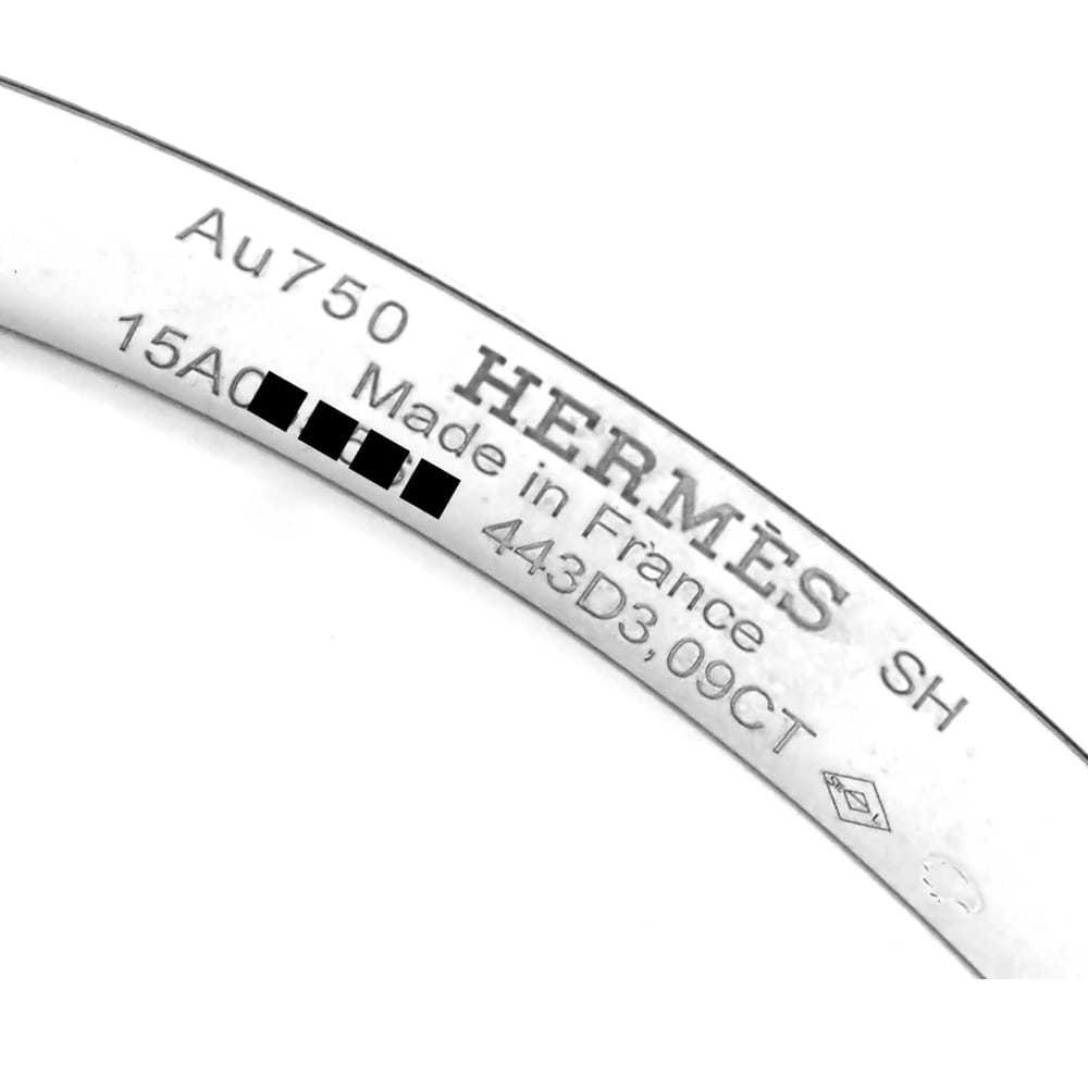 Hermès White gold bracelet - image 4